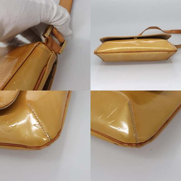 LOUIS VUITTON Monogram Vernis Thompson Street Bag Beige M91301 - Picture 10 of 13